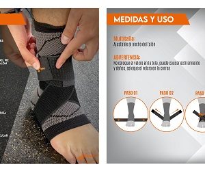 Tobillera deportiva de compresion 01