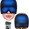 HYPERZ Gorro Para Migraña Doble Gel Frente y Atrás 360 Compresa Frío o Calor Ideal para Dolor De Cabeza y Ojos